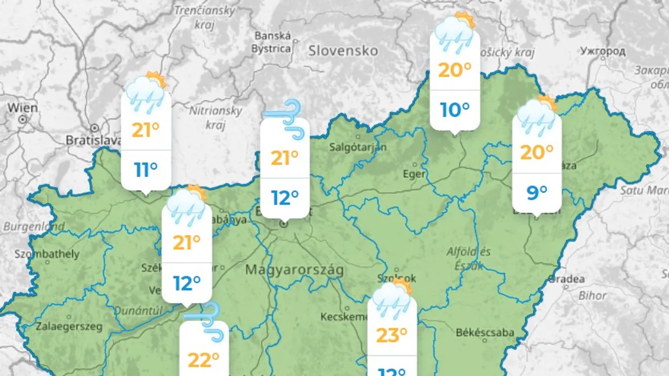 A héten továbbra sem tér vissza a nyár