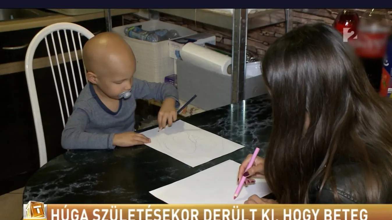 Húga születésekor derült ki, hogy súlyos beteg a 3 éves Robertó