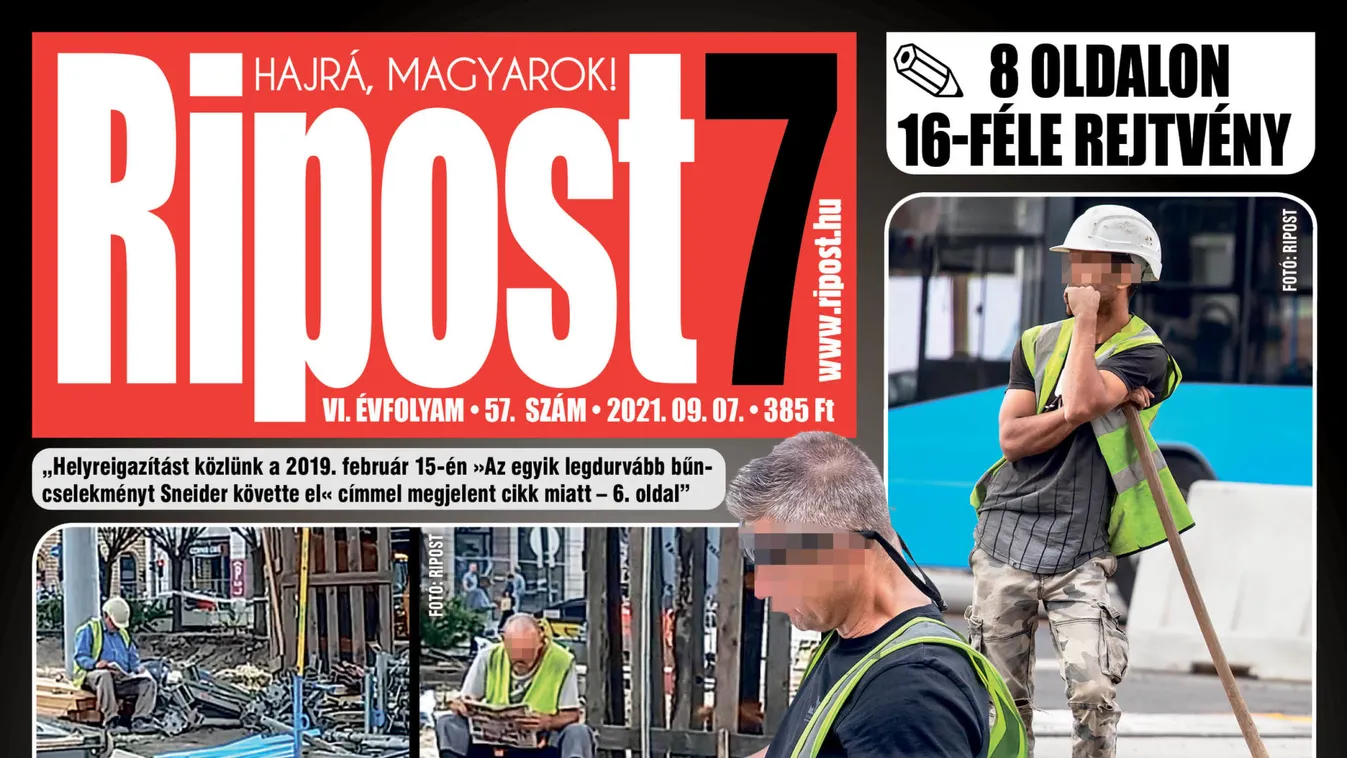 Ordas nagy a kupleráj a Blahán – Megjelent a Ripost7 legújabb száma