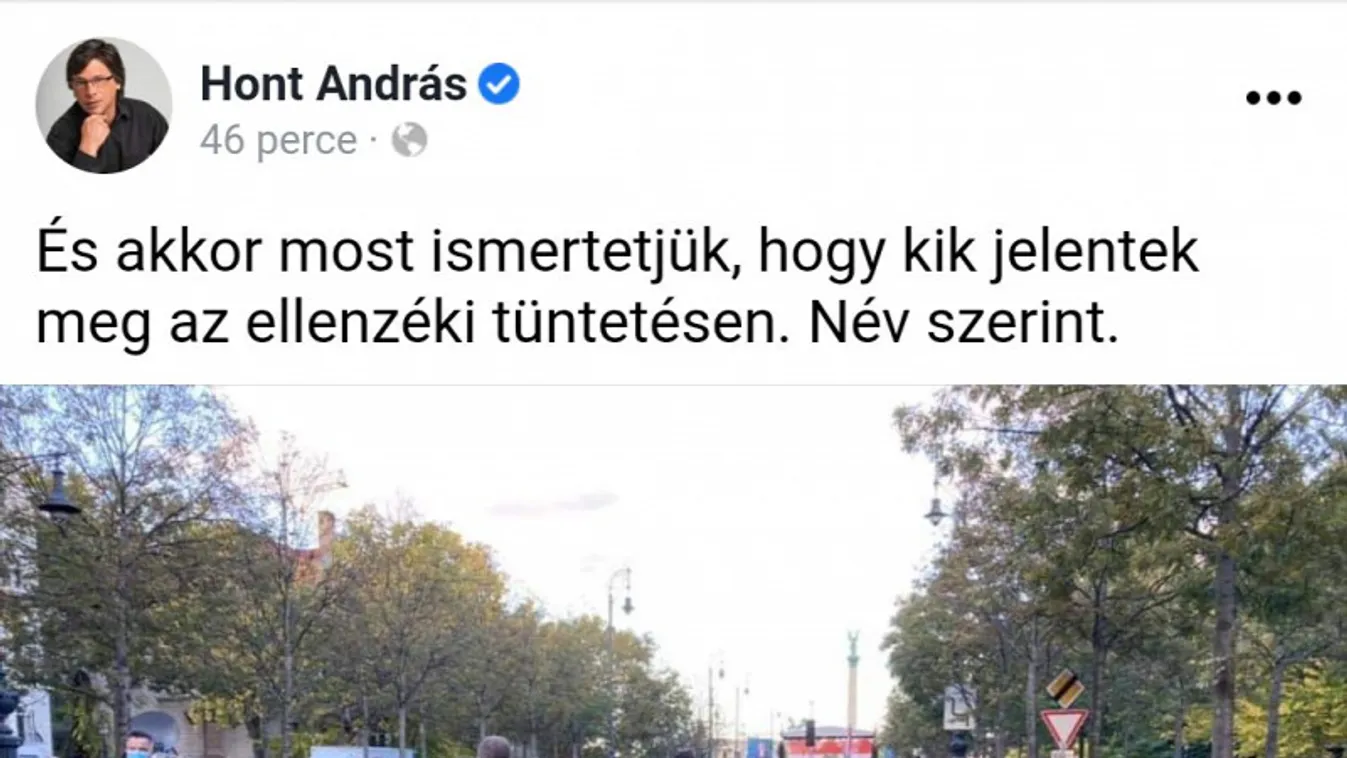 "És akkor ismertetjük, kik jelentek meg az ellenzéki tüntetésen. Név szerint"
