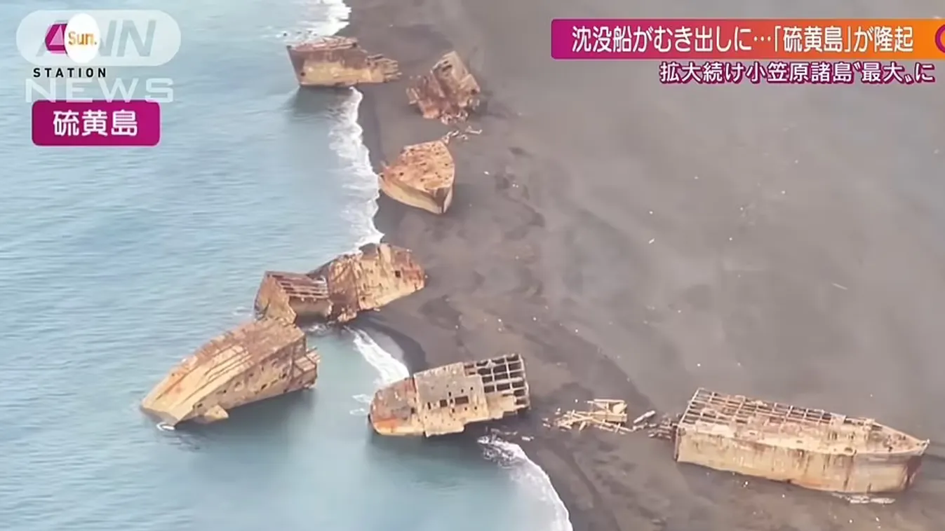 Óriási földrengés volt Japánban, világháborús hadihajók emelkedtek ki az óceánból