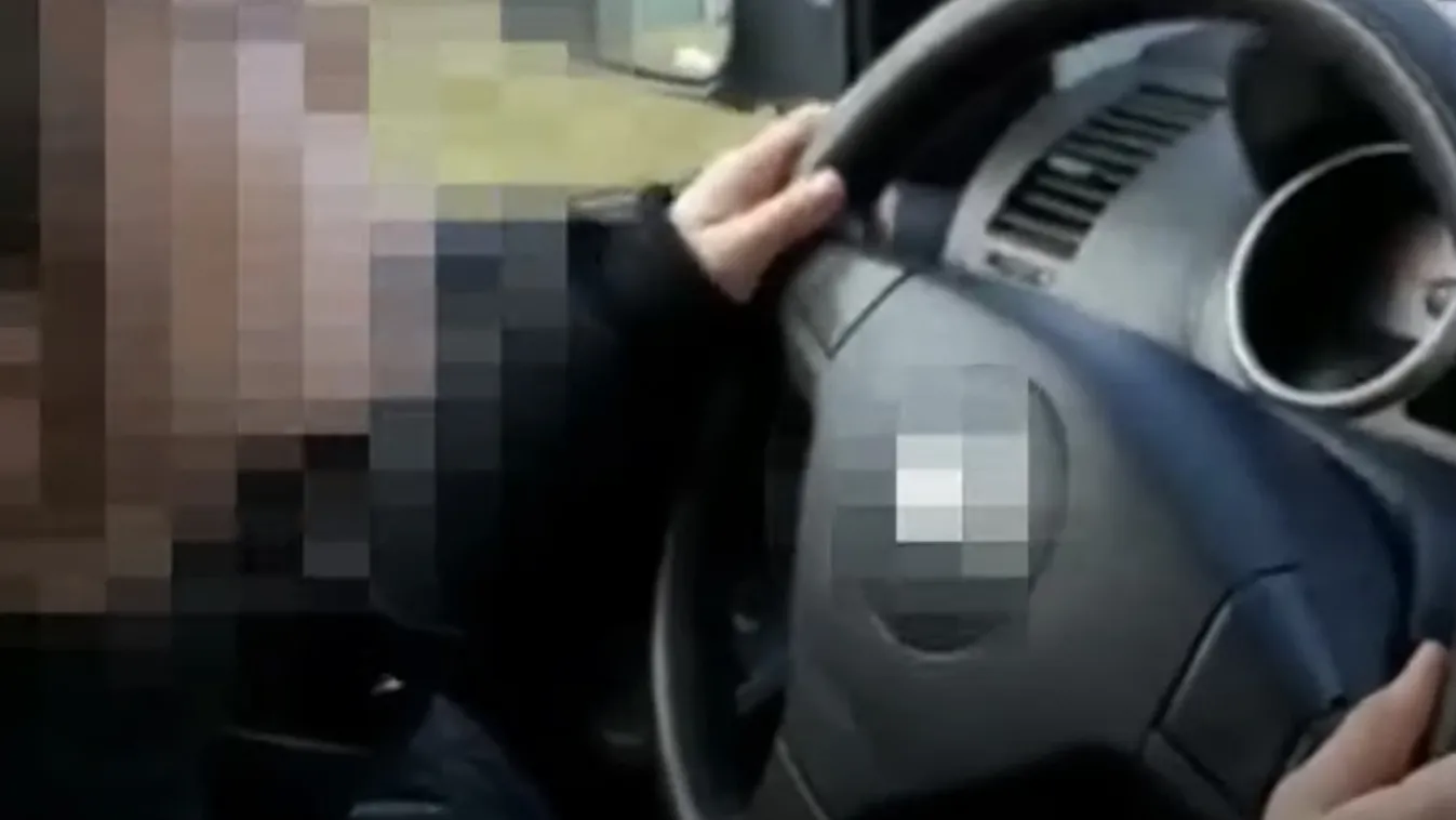 Sokkoló felvétel: engedte vezetni a tízéves lányát egy kiskunhalasi férfi