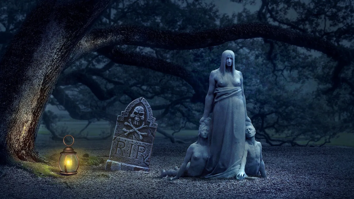 Három sírkövet tett a háza elé, az egész utca háborog