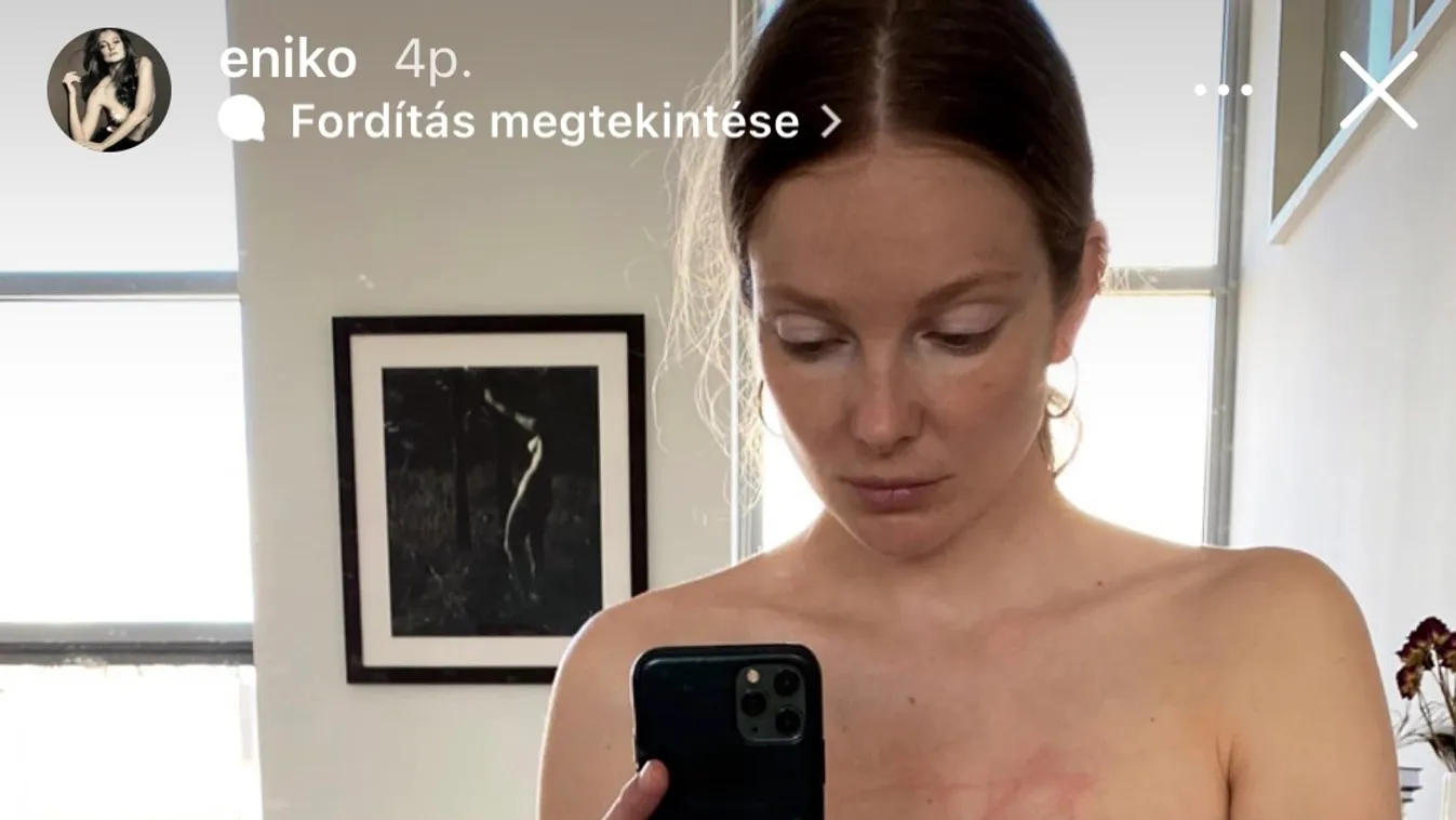 Szoptatós fotót posztolt Mihalik Enikő