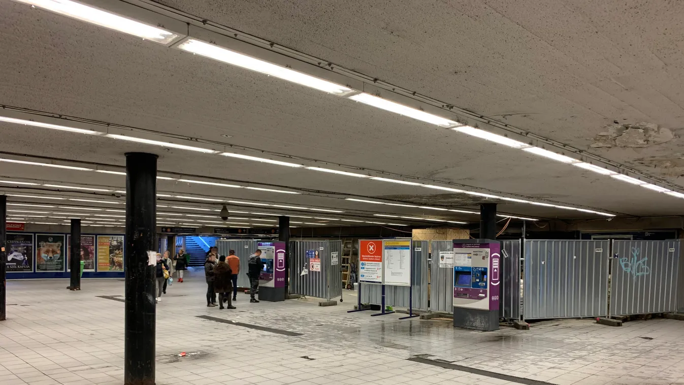 Életveszélyes körülmények: ilyen a Corvin-negyed-aluljáró esőzéskor