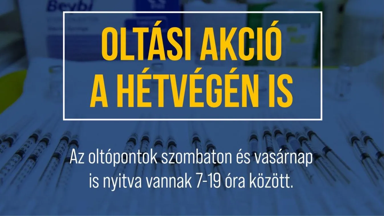 Már 742 ezren vették fel az oltást az Oltási akcióhéten