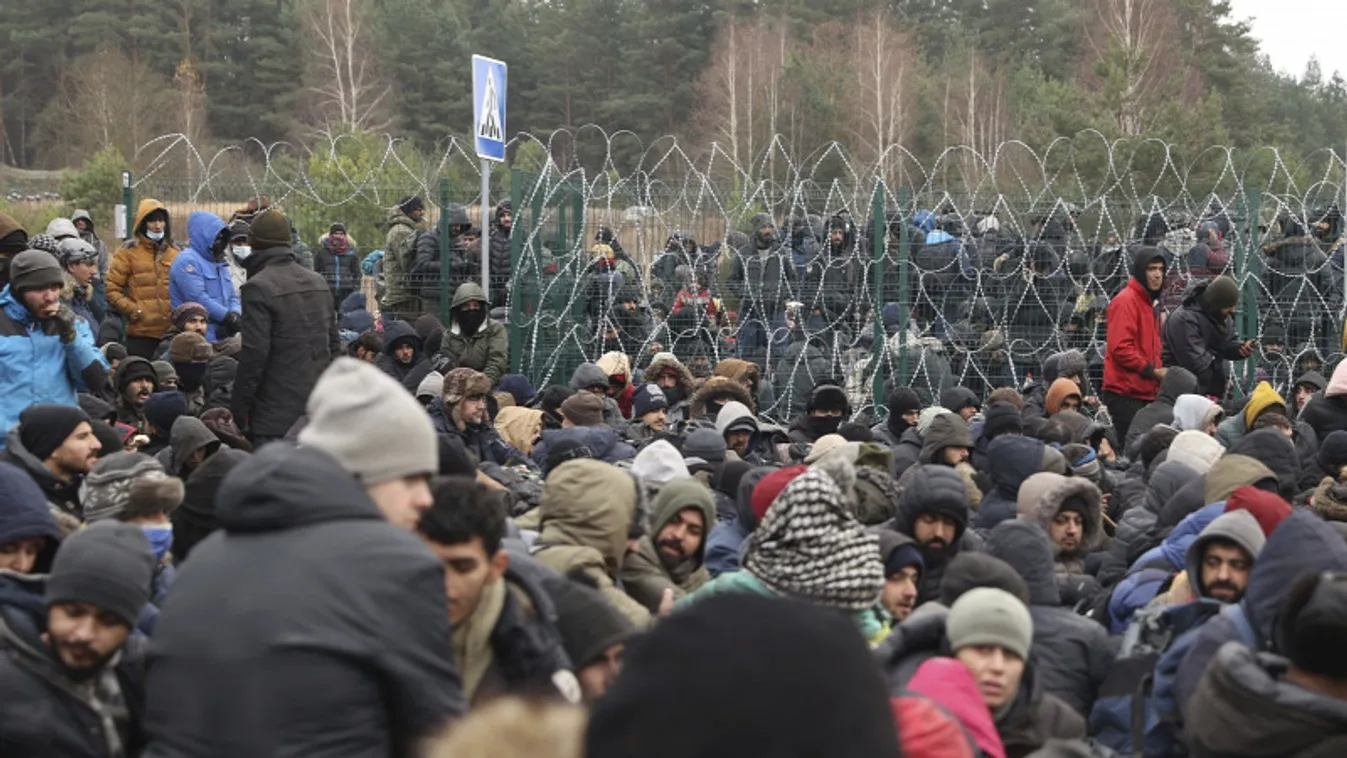 Megjelent a koronavírus. Elképesztő állapotok a lengyel-fehérorosz határon