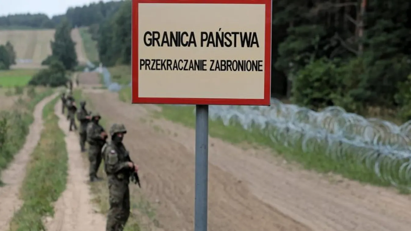 A migránsok megpróbáltak áttörni a lengyel- fehérorosz határon