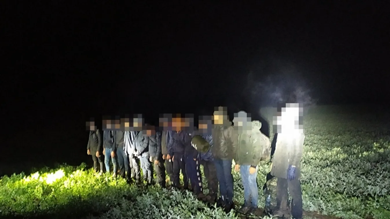 Nem voltak babonások: Pénteken 13-an jöttek át egyszerre, illegálisan a magyar határon