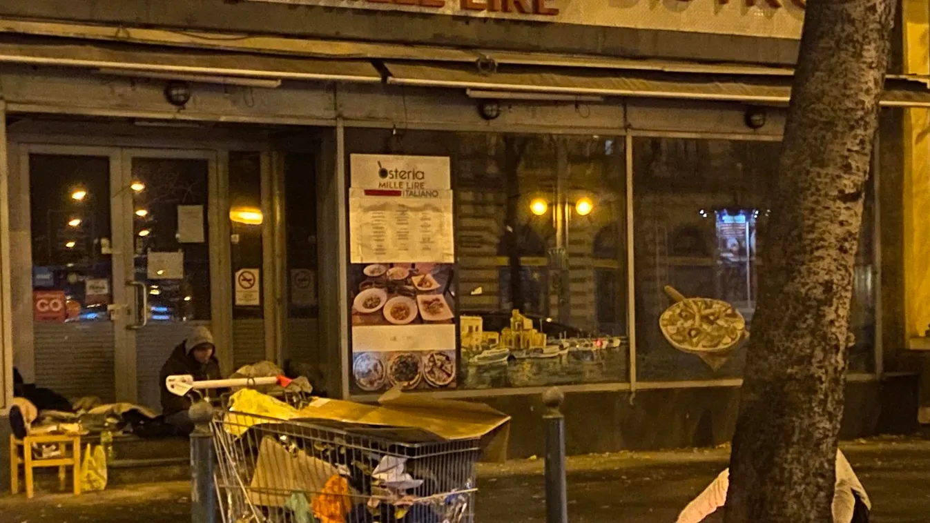 Elképesztő: a Szent István körúton raktak tüzet a hajléktalanok