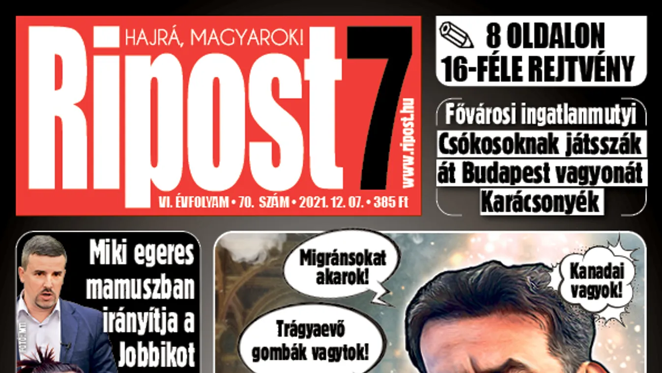 Megjelent a Ripost7 legfrissebb száma
