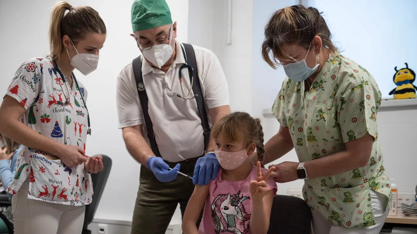 Megkezdődött az 5-11 éves gyerekek oltása Magyarországon - Fotók