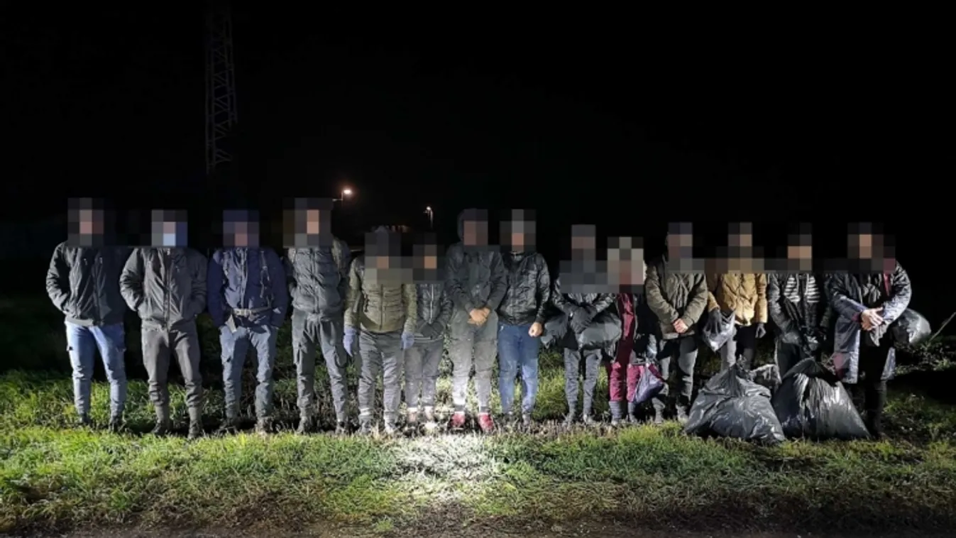 Most érkezett: durva, mennyi migránst fogtak el egyszerre a magyar rendőrök