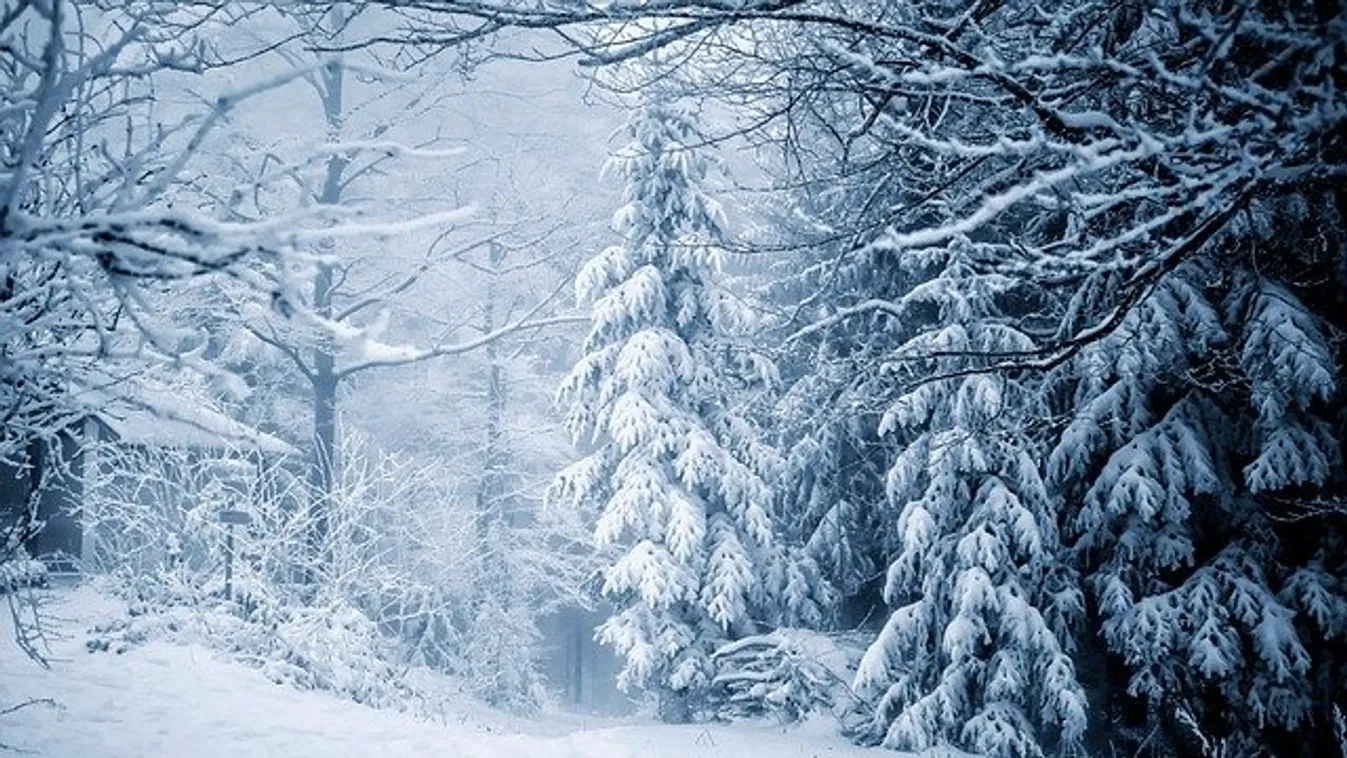 Olyan hideg van, hogy a Balaton partján már korcsolyát húznak az emberek