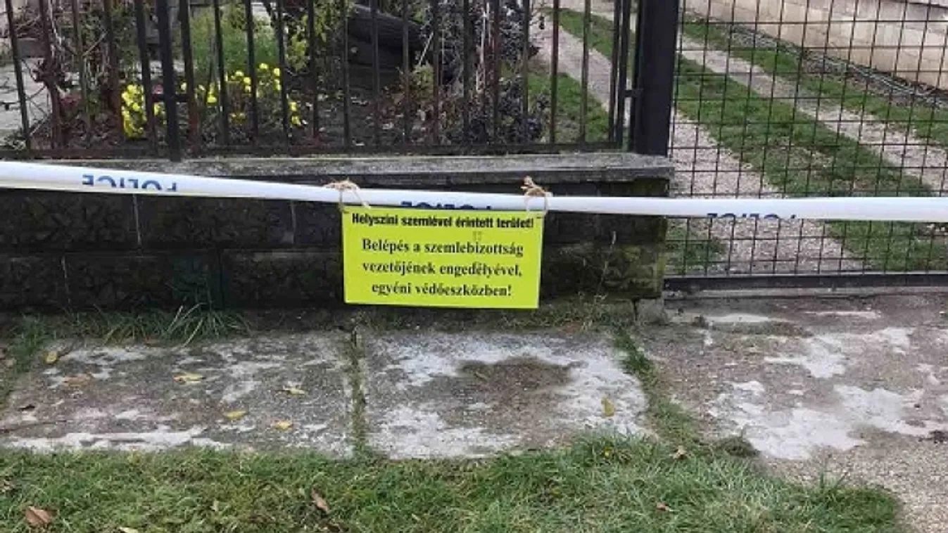 Gyilkosság Tárnokon, nagy erőkkel vonult ki a rendőrség