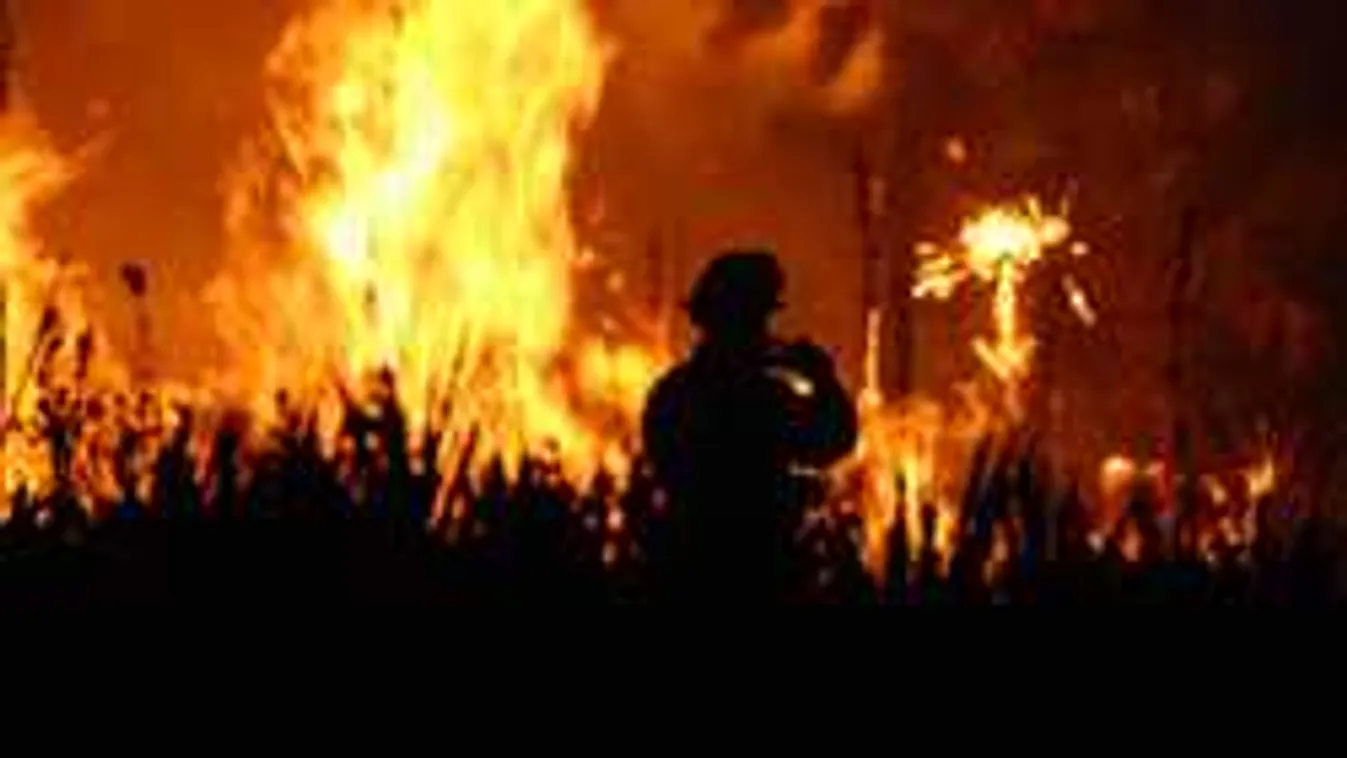 Hatalmas a baj: nagy erőkkel vonultak a tűzoltók a Balatonhoz