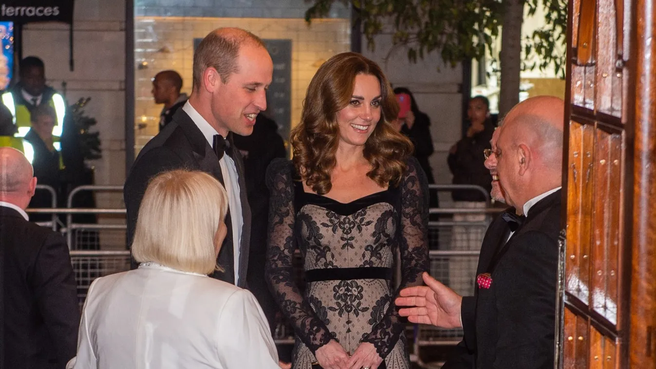 **NO UK PRINT OR WEB SALES**
Cambridges Royal Variety Performance ROTA