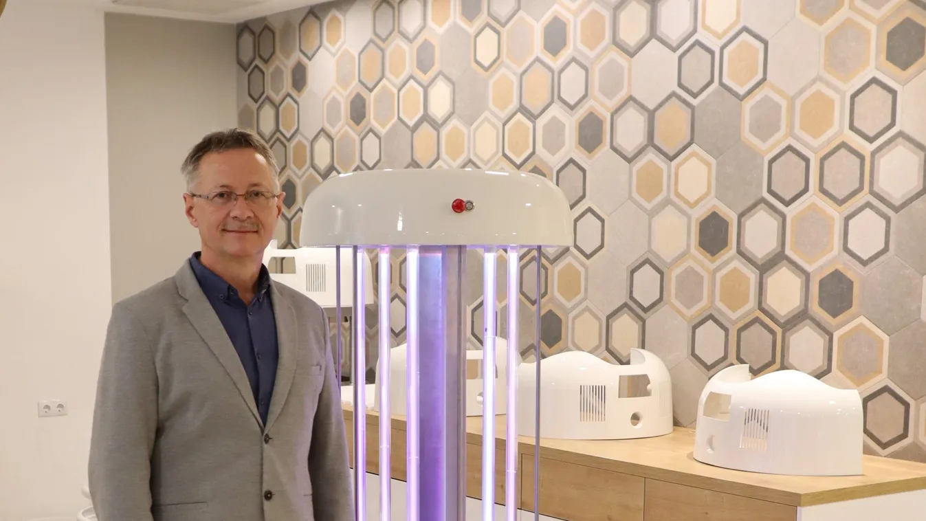 Hatékonyan küzd a koronavírus ellen a magyar fertőtlenítő robot