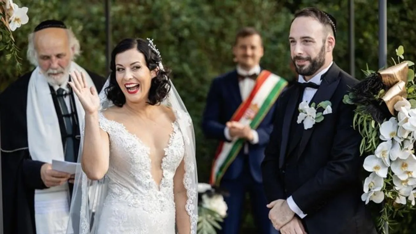 Újabb exkluzív fotók: Tízmilliókat szórt el az esküvőjén Cseh Katalin