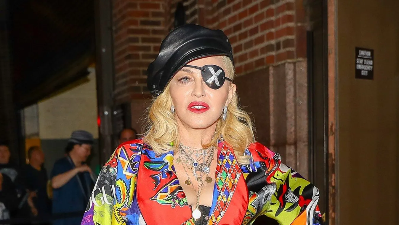 Madonna looks radiant in Versace while leaving iHeartRadio in New York City