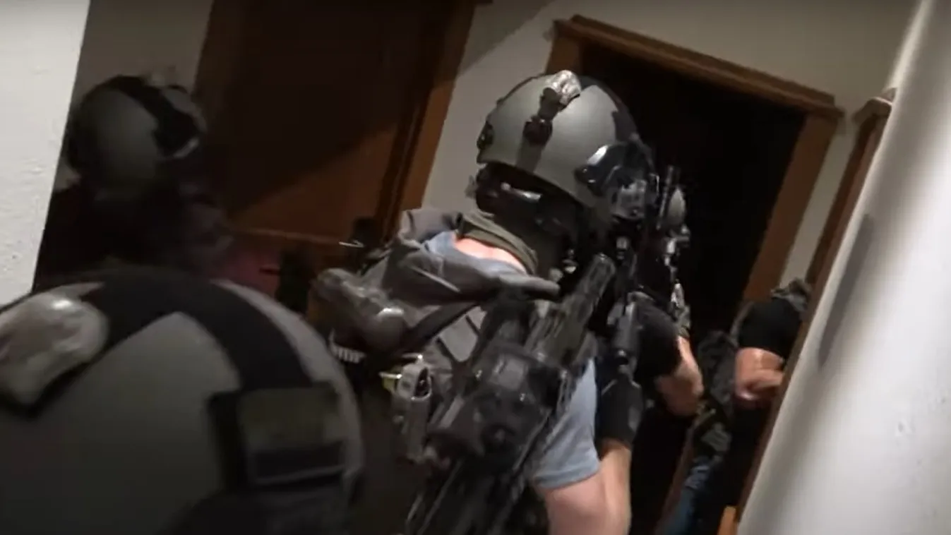 Lecsapott a TEK: videón, ahogy elkapták a hotelszobában bujkáló V. Dávidot