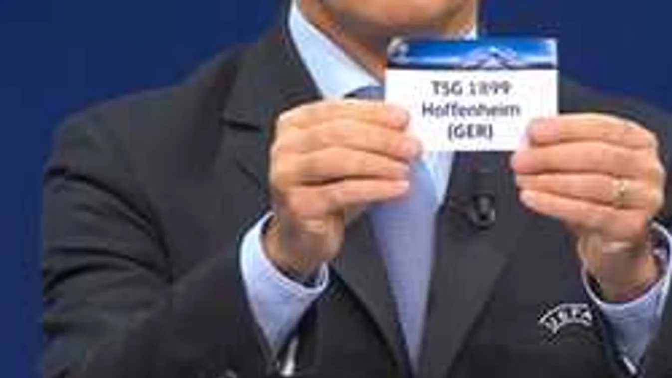 Botrány a BL-sorsolás körül, videón az asztal alá dobott cetli