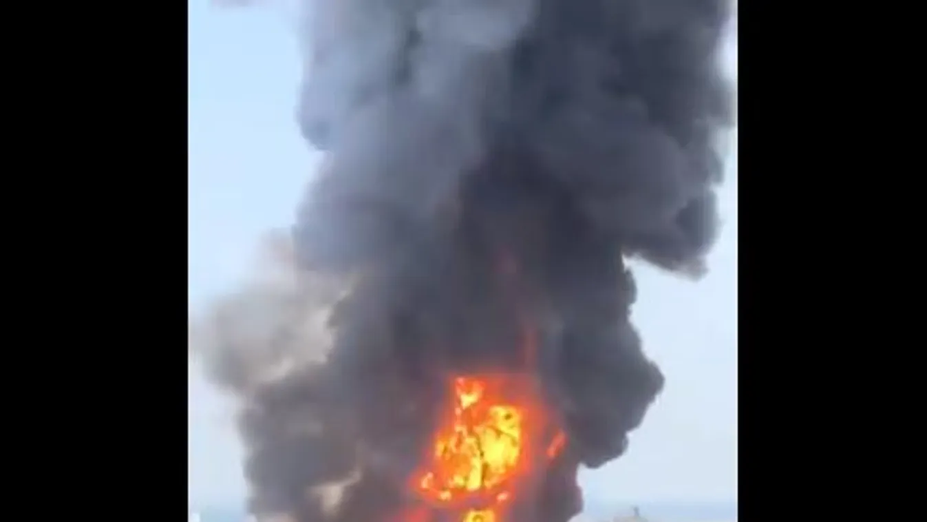 Ismét lángol a bejrúti kikötő: az emberek az életükért rohannak – videó