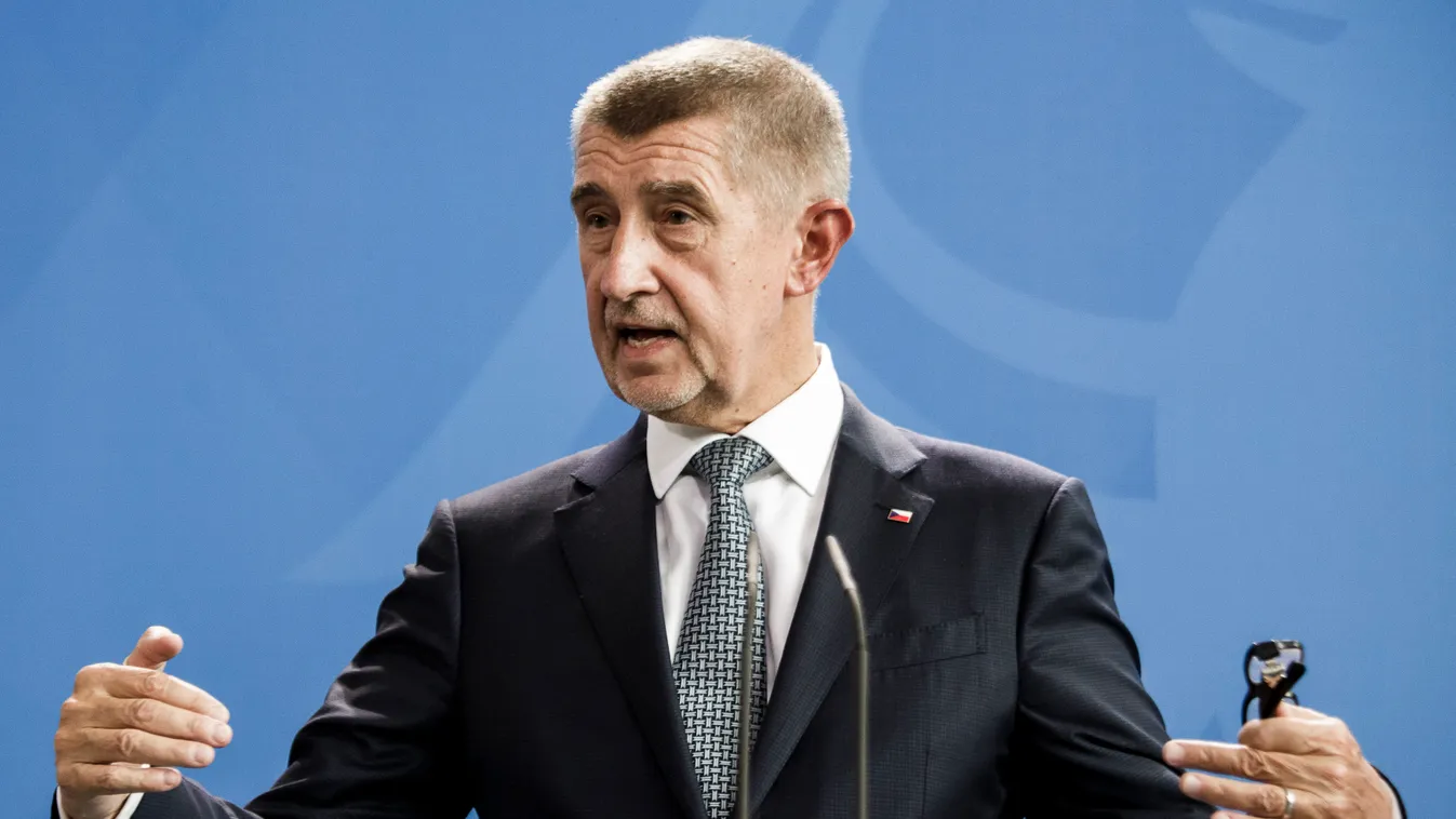 Czech Prime Minister Andrej Babis Meets Angela Merkel In Berlin