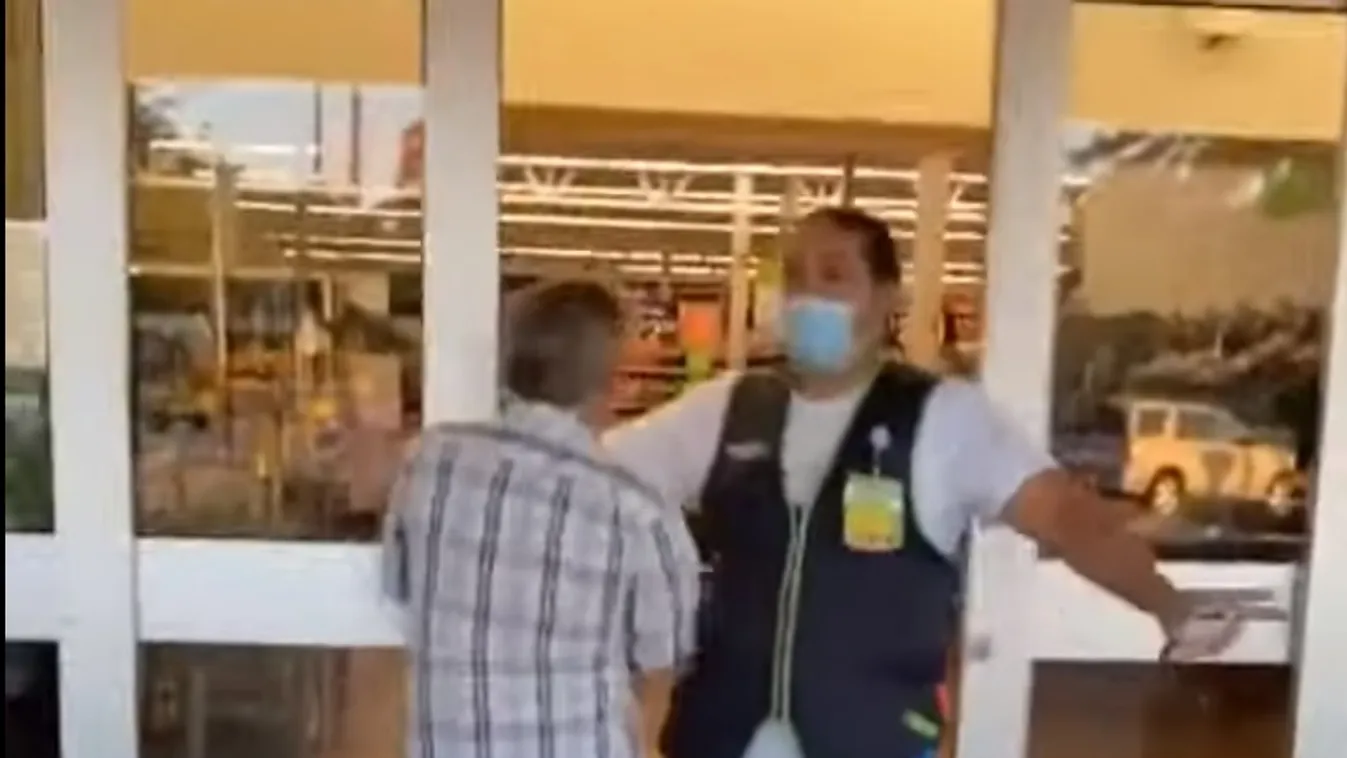 Dulakodni kezdett a boltossal a vásárló, mert nem akart maszkot viselni – videó