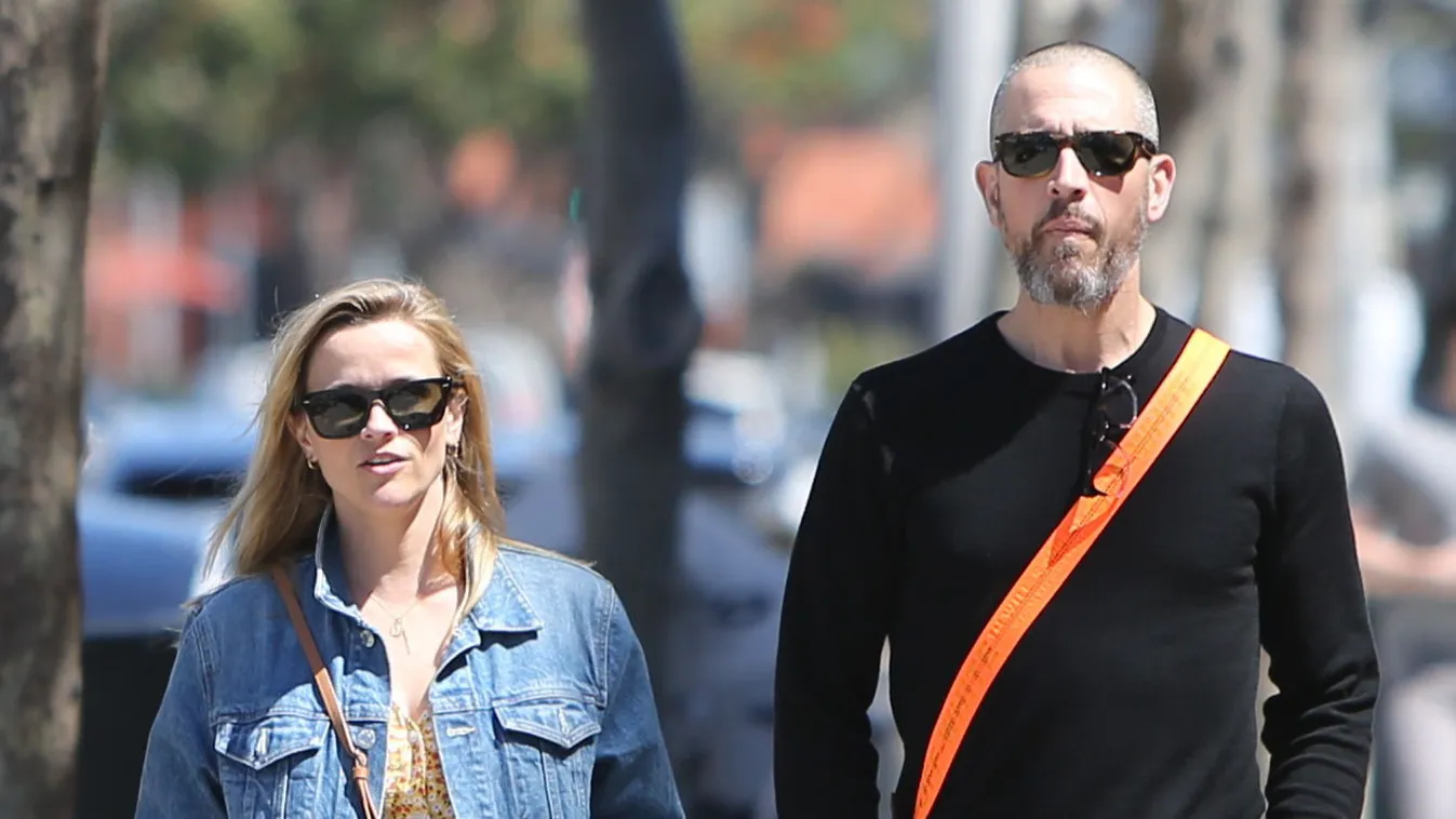 Reese Witherspoon Lunches With Her Boys -- Hubby Jim Toth And Son Deacon