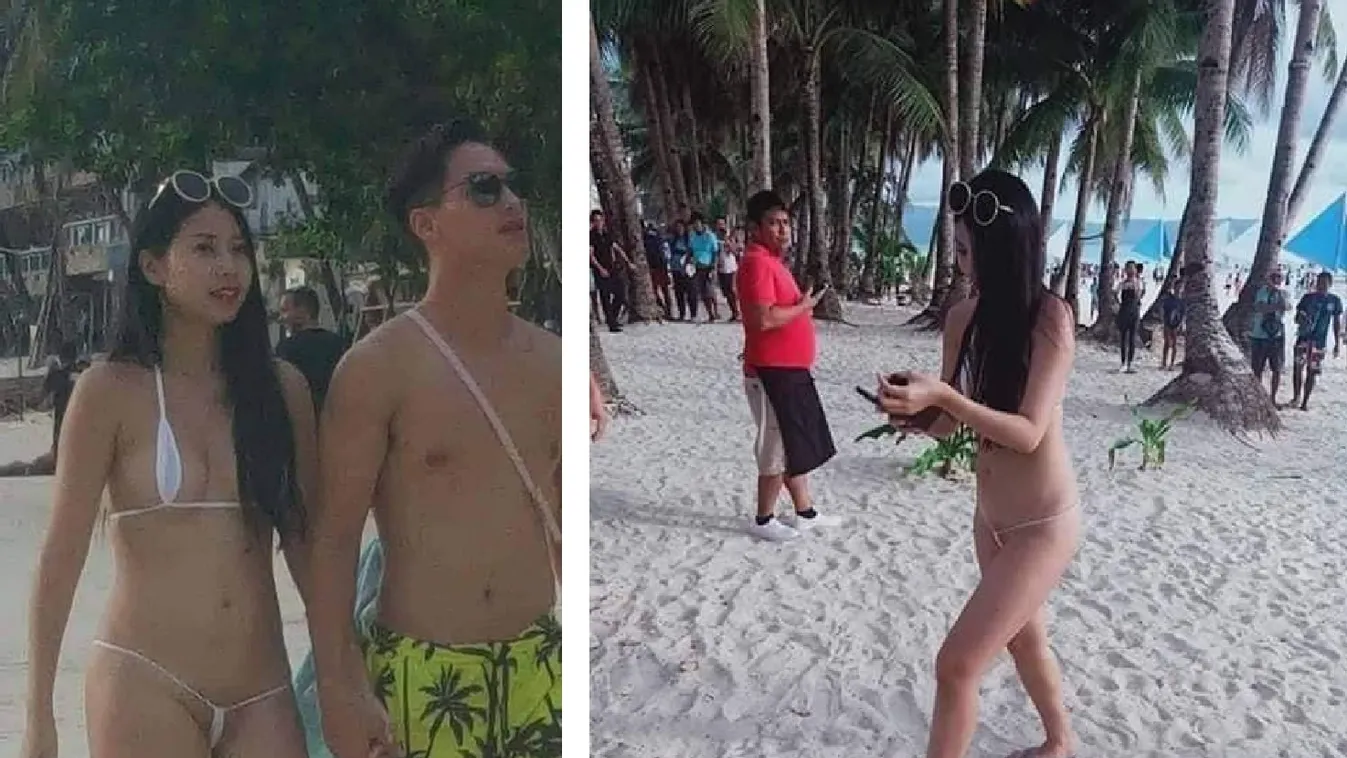 Pénzbüntetést kapott egy fiatal lány mert szinte meztelenül strandolt