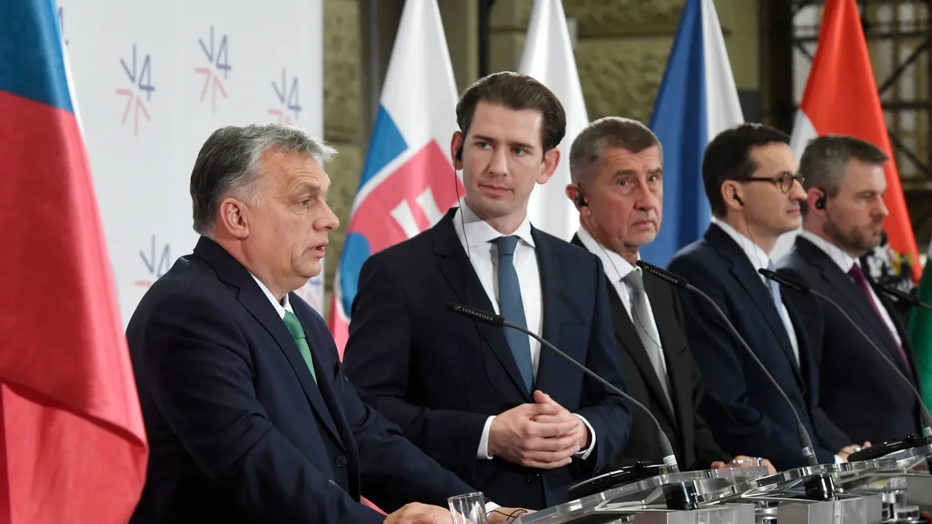 KURZ, Sebastian; PELLEGRINI, Peter; ORBÁN Viktor; MORAWIECKI, Mateusz; BABIS, Andrej