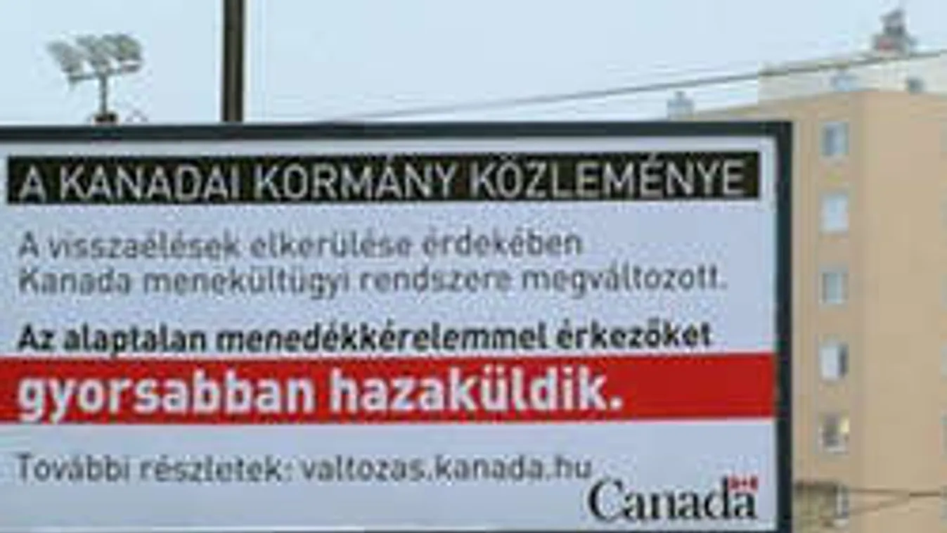 Letépik-e a  rasszista kanadai plakátokat  Miskolcon?