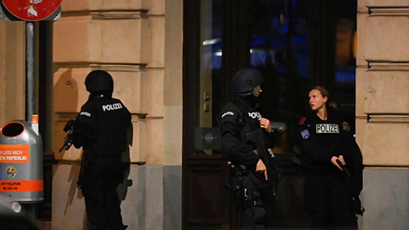 Bécsi terrortámadás: legalább egy támadó szökésben van, már három halott
