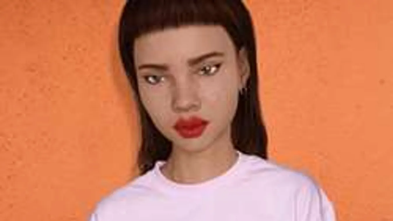 Megőrült az internet a rajzfilmfigurának tűnő lánytól