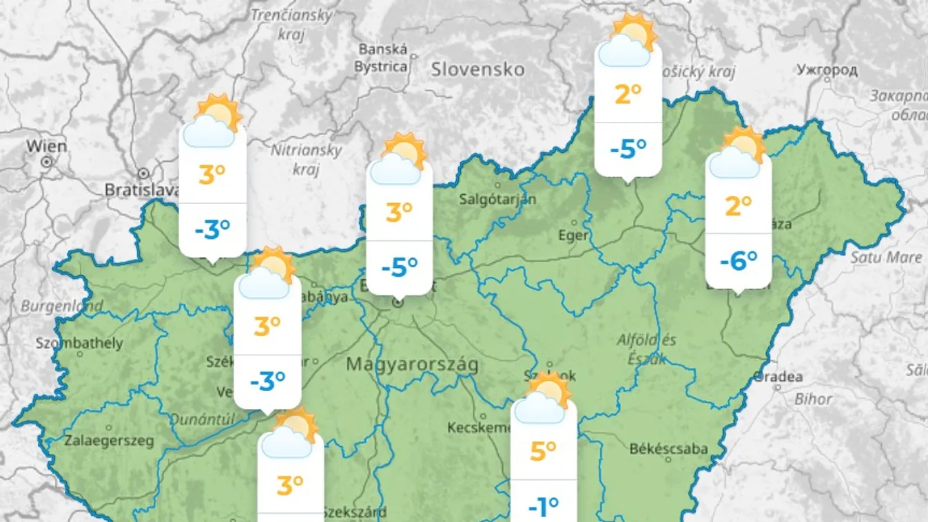 Durva lehűlést hoz magával a hidegfront