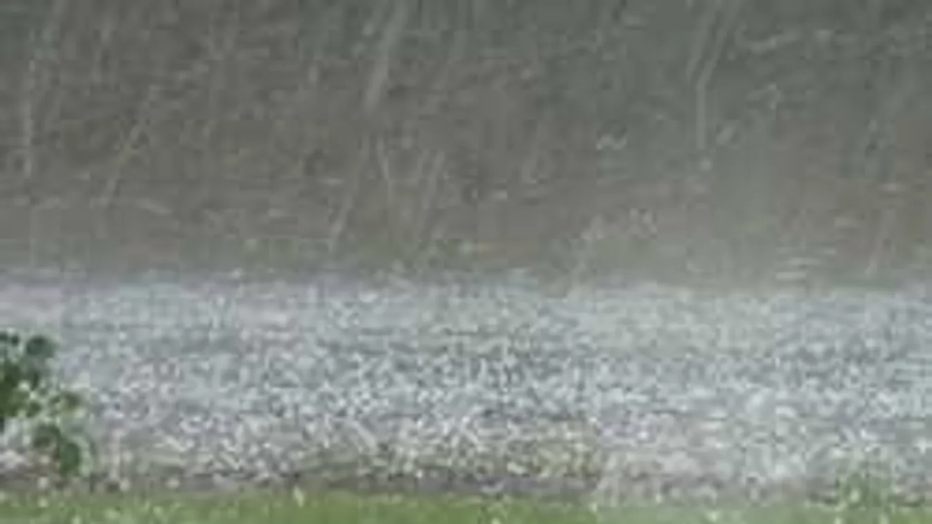 Pusztító jégesővel csapott le a vihar Budapestre