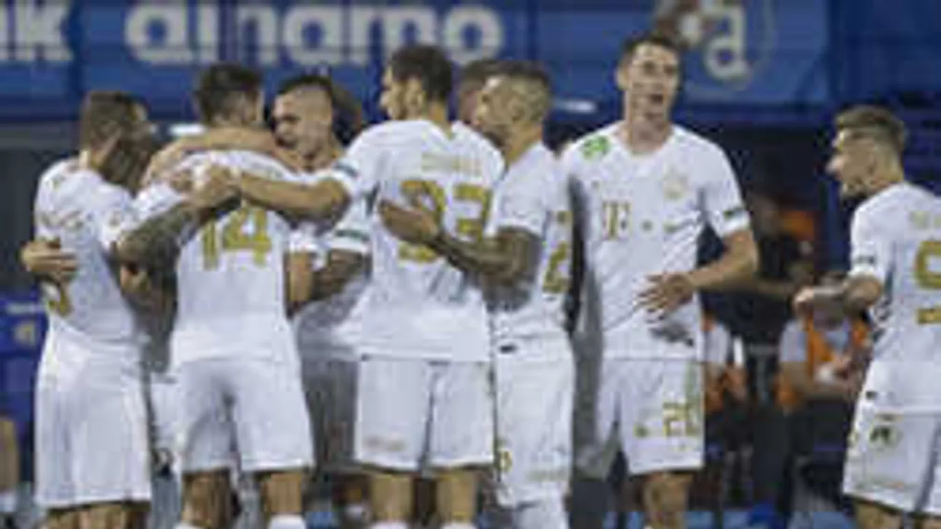 Magyar fociünnep Zágrábban, itt vannak a BL-csata legjobb képei