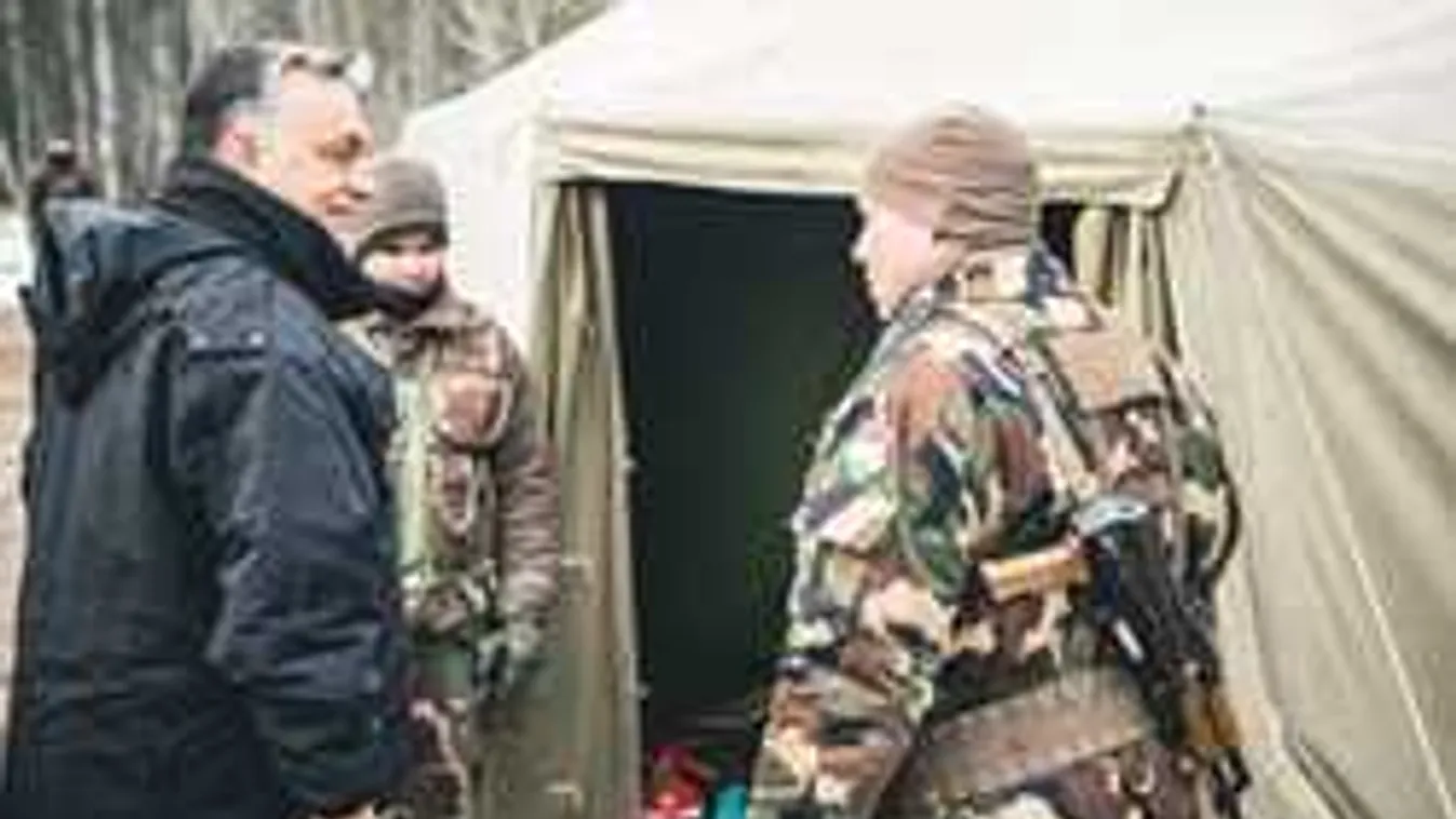 A déli határon tartott szemlét Orbán Viktor - Képgaléria