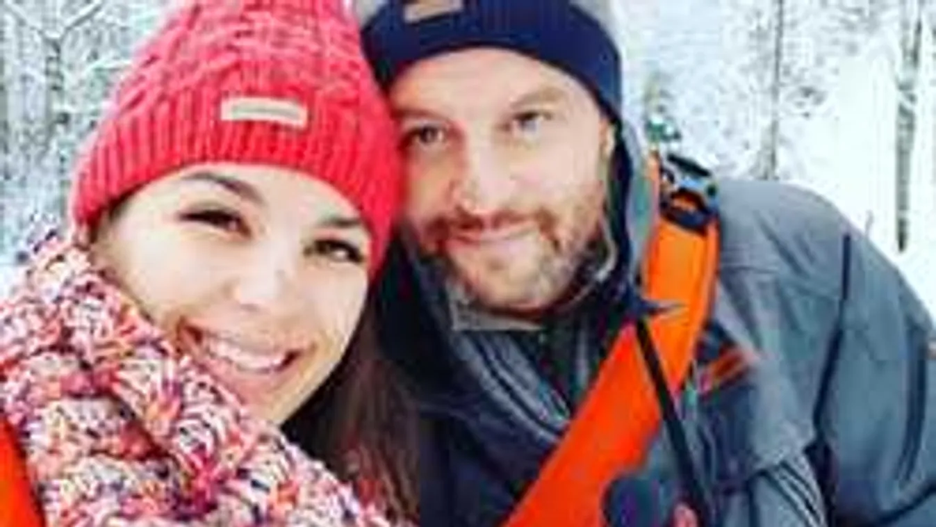 Rénszarvasszánon utaztak Ördög Nóráék