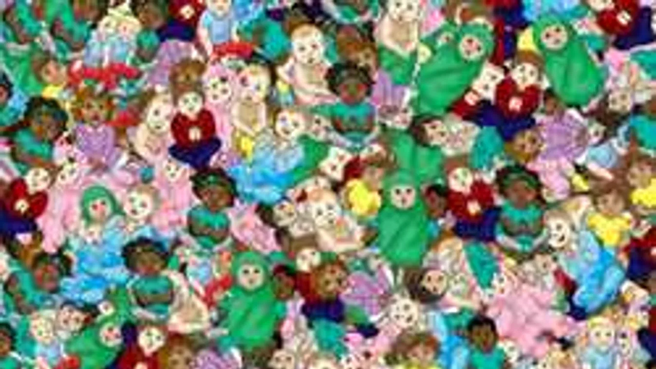 Durván rápörgött a net erre a feladványra: te látod az alvó babát?