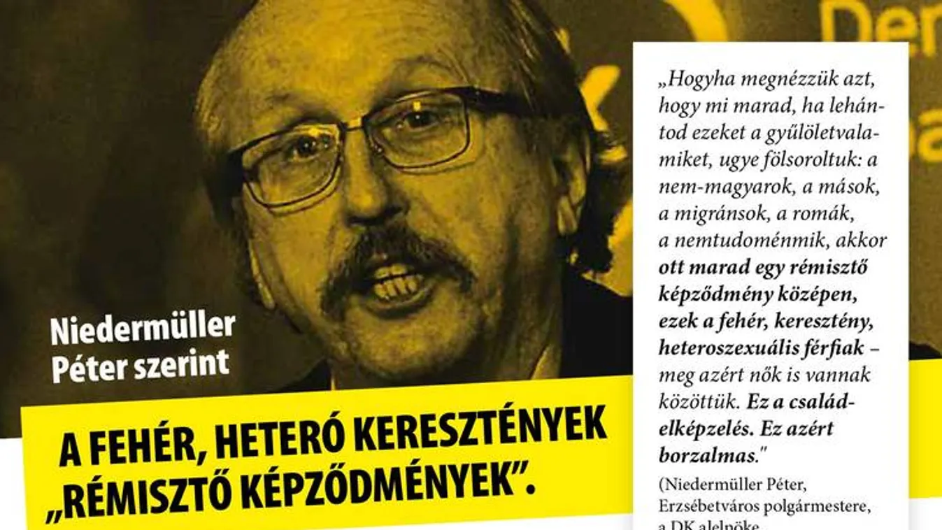 Tüntetnek Niedermüller rasszista kijelentései miatt