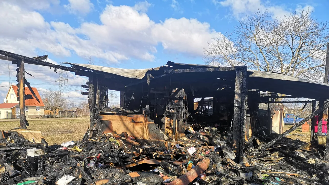 Vihar miatt égett le a rendőrpár álomotthona