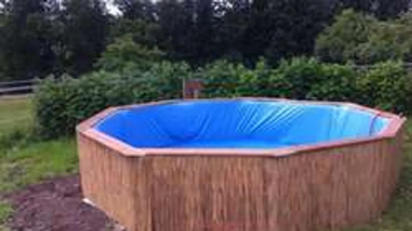 Olcsó medencéd lehet raklapból. Most figyelj!