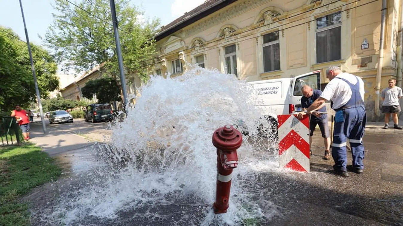 Gejzír Kőbányán: Valamit nagyon benézett a kamionos