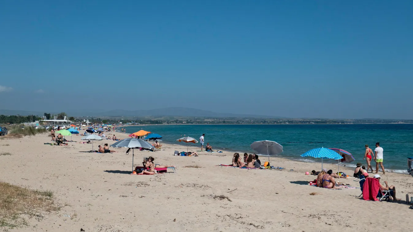Beach Life During Covid-19 Era In Greece