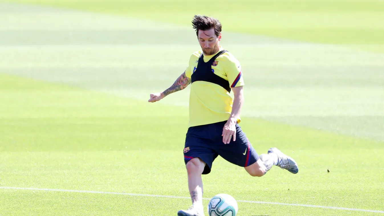 Barcelona Players Return To Training Following Coronavirus Lockdown