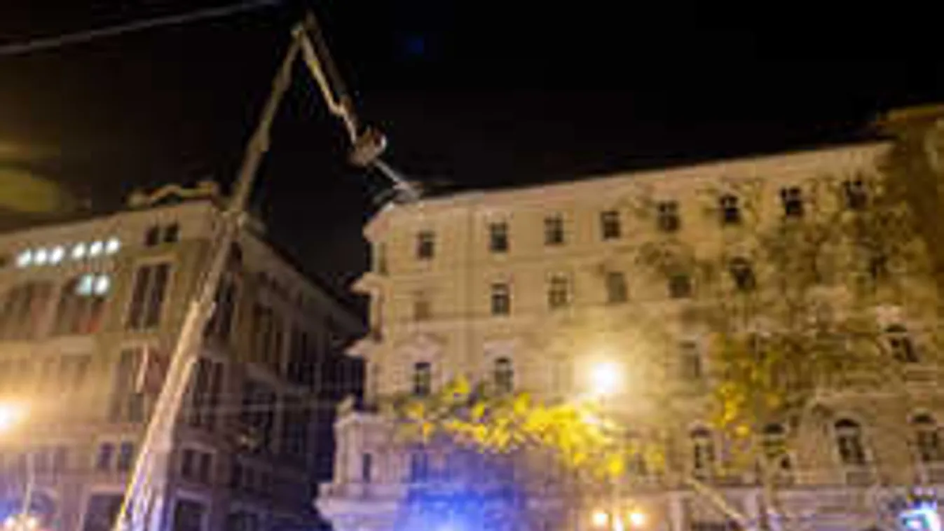 Egy budapesti színház is érintett a Teréz körúti pusztító tűzben