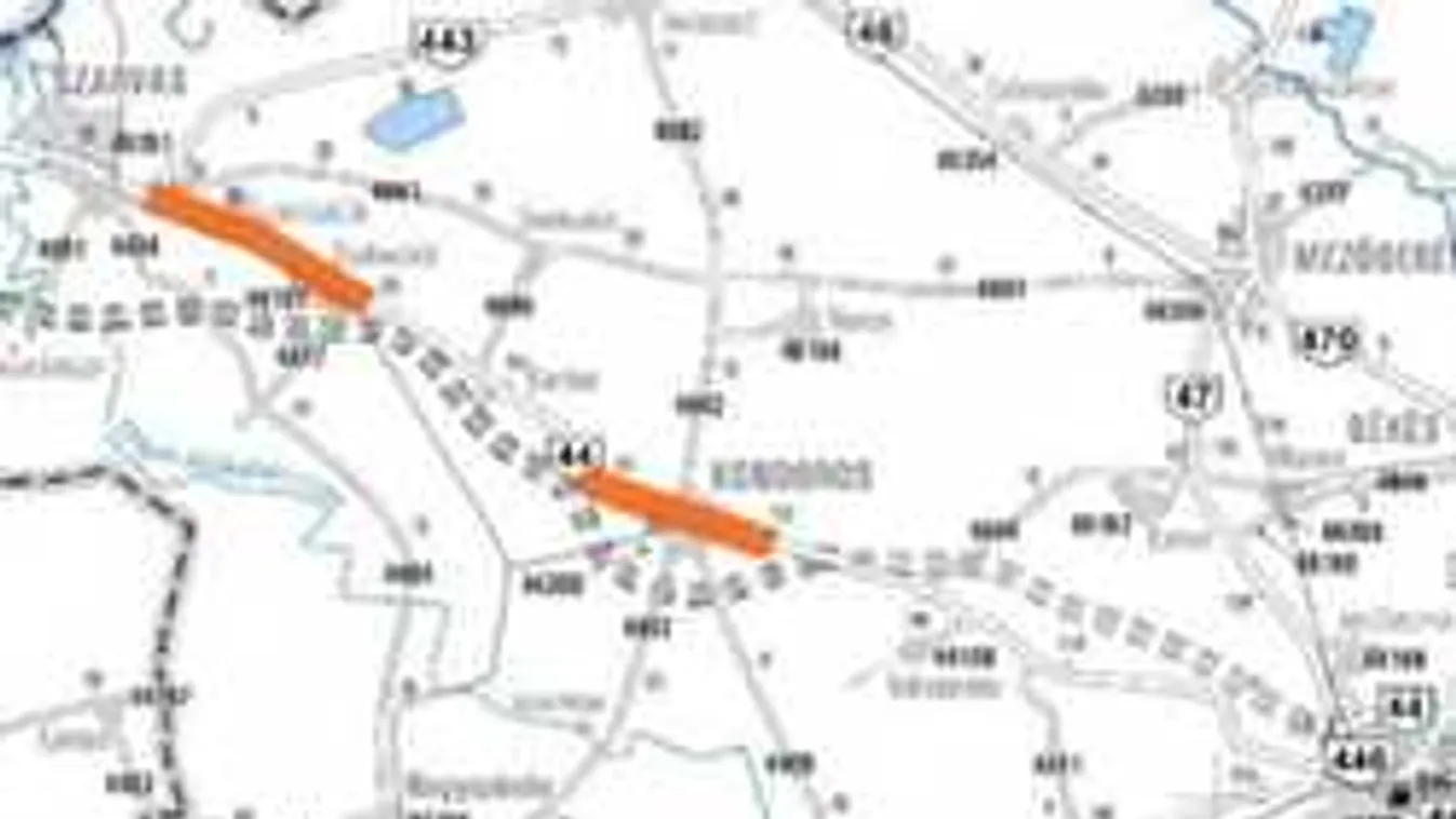 Biztonsági elemekkel gazdagodott a megújult 44-es út