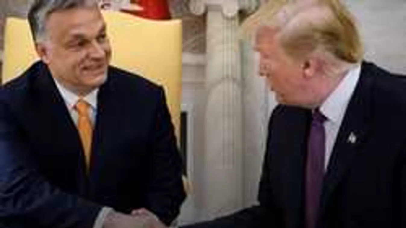 Donald Trump fogadta Orbán Viktort a Fehér Házban - videó